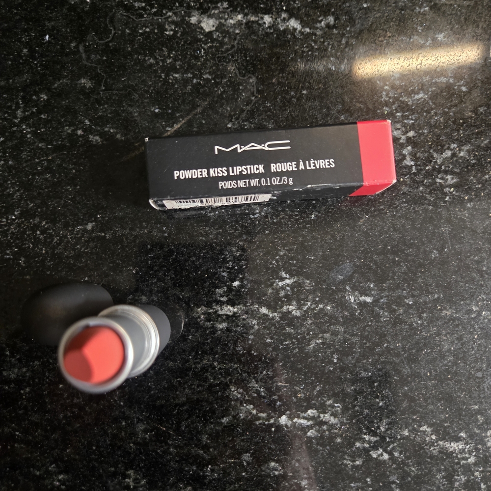 MAC Cosmetics Powder Kiss Lipstick - Vibrant Ruby New